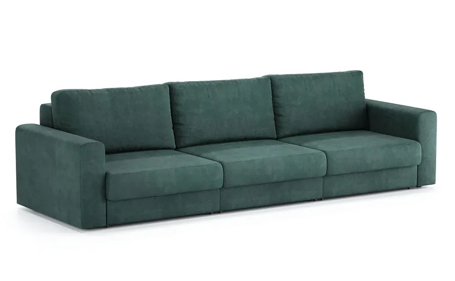 Диван Ларсон 3М Nordic 74 изумруд - 2